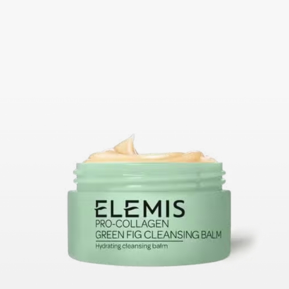 Elemis Pro-Collagen Green Fig Cleansing Balm, .7oz (Travel Size) NIB - Picture 3 of 6